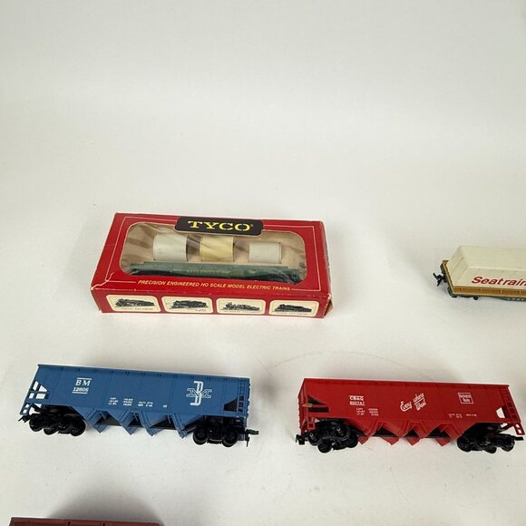 HO Scale Vintage 7 Train Cars , 3 Trailers Sea train Sea Land, Union Pacific - Picture 3 of 6